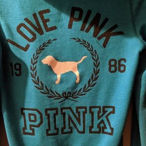 Pink victoria secret zip up jacket